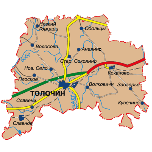 Карта района