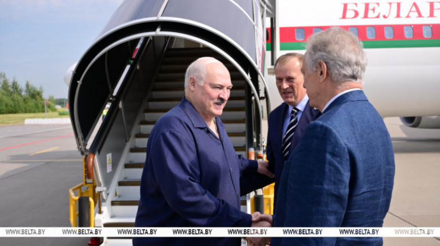 Лукашенко прибыл с рабочим визитом в Россию