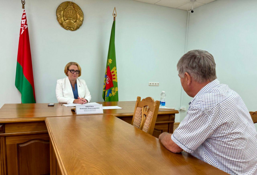 Заместитель председателя облисполкома Анжелика Никитина провела прием граждан в Витебске