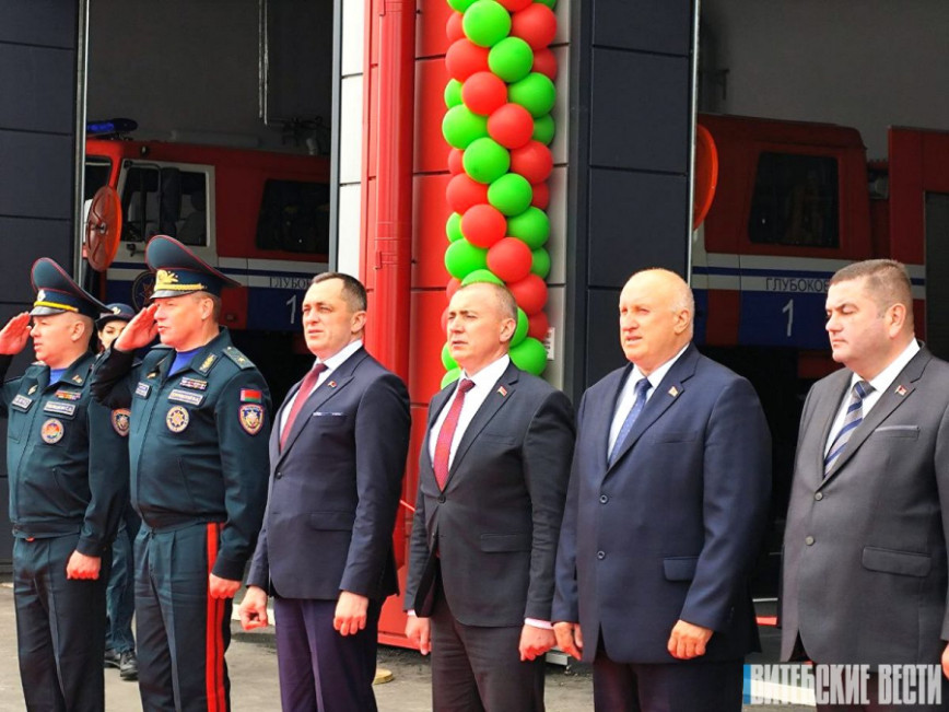 Глава региона принял участие в открытии пожарной аварийно-спасательной части в Глубоком