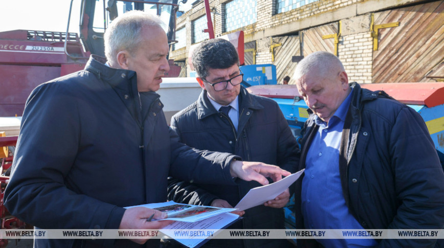 Ігар Сергяенка з рабочай паездкай наведаў Віцебскую вобласць