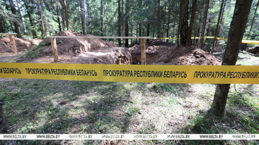 Астанкі больш за 800 чалавек знайшлі ў Полацкім раёне на месцы расстрэлу нацыстамі мірных жыхароў