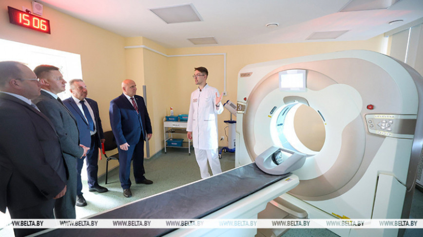 Кабінет рэнтгена-камп'ютарнай тамаграфіі адкрылі ў Полацкай цэнтральнай гарадской бальніцы