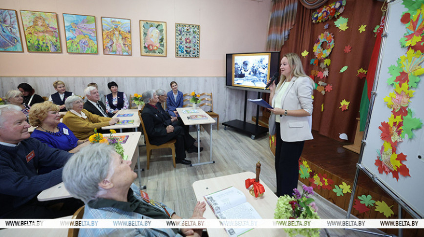 Зноў школьны званок і кантрольная. Для віцябчан залатога ўзросту правялі "Урок жыцця"