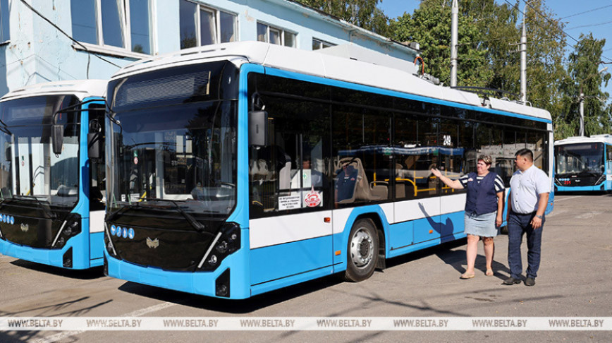 Новыя тралейбусы выйдуць на дарогі Віцебска